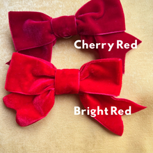 Load image into Gallery viewer, Medium Luxury Velvet Bow - many colours
