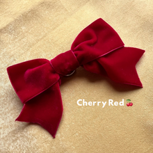 Load image into Gallery viewer, Medium Luxury Velvet Bow - many colours