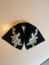 Load image into Gallery viewer, Sinclair Luxury Fabric button cover scarf by goodnight irene on white background