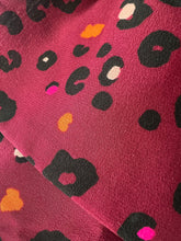 Load image into Gallery viewer, Lizzie - Burgundy Leopard Print