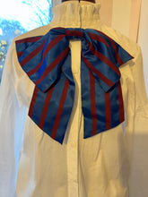 Load image into Gallery viewer, Lizzie - Burgundy and Royal Blue Stripe