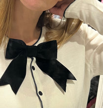 Load image into Gallery viewer, Large Luxury Velvet Bow Button Cover - many colours