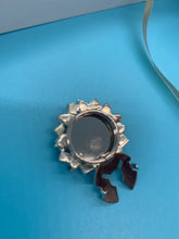 Load image into Gallery viewer, Goodnight Irenes open button cover. unique gifts uk, button covers, button jewels, pink accessories, clip on jewellery