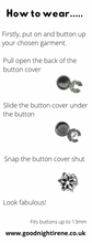 Load image into Gallery viewer, how to wear button covers
